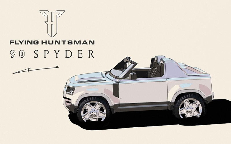 Британский шик: кабриолет Flying Huntsman 90 Spyder на базе Land Rover Defender 90