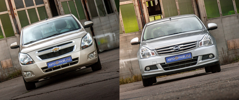 Сравнительный тест-драйв Nissan Almera и Chevrolet Cobalt