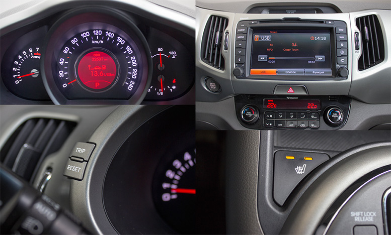 сравнительный тест драйв Honda CR-V и Kia Sportage 2013