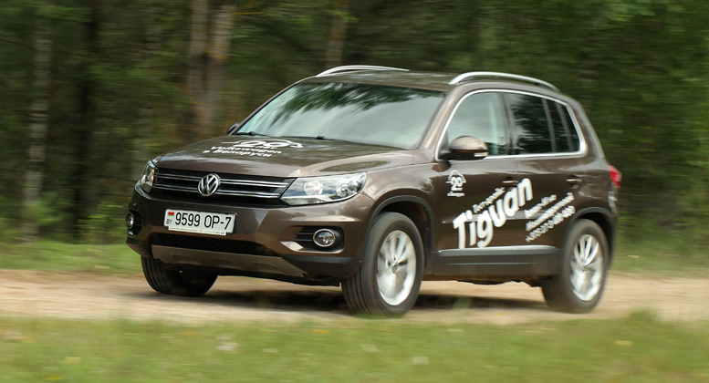 Тест-драйв Volkswagen Tiguan в Налибокской пуще