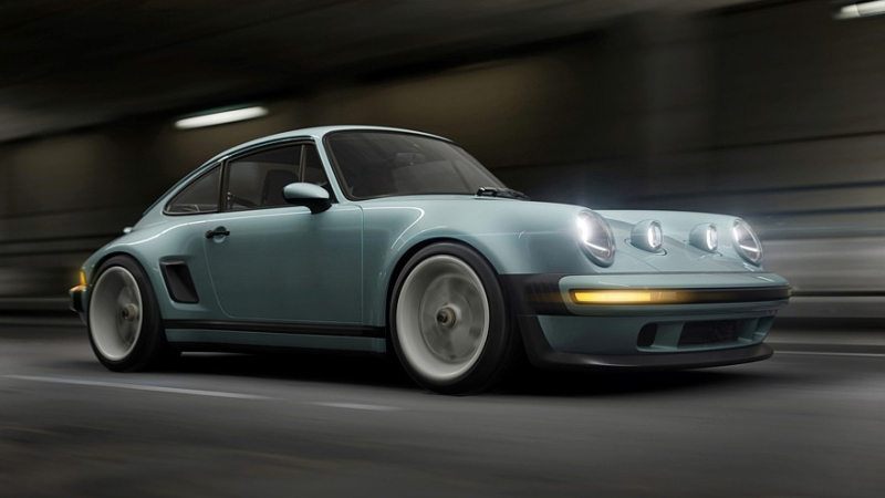 Очередной крутой Porsche 911 от Singer: широкий кузов, четыре фары и атмосферные 426 л.с.