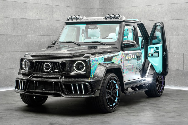 Брызги, усы и доллары: Mansory опять «порезала» G-класс и раскрасила его в стиле поп-арт